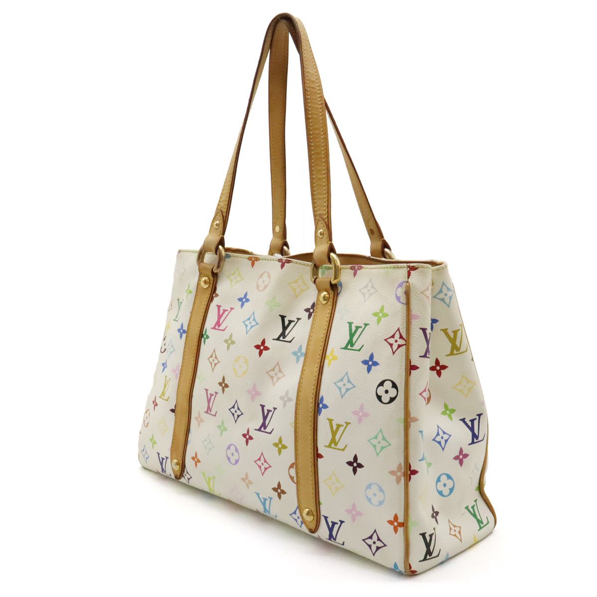 Louis Vuitton Louis Vuitton Louis Vuitton Monogram Multicolor Aurelia MM Tote Bag M40094 Canvas Tote Bag M40094 in Good Condition Size ONE SIZE - 2 Thumbnail