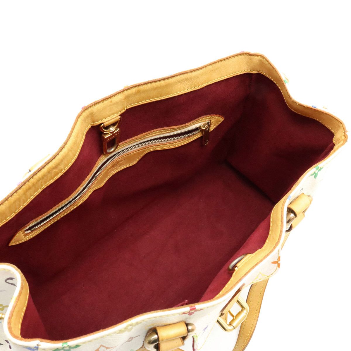 Louis Vuitton Louis Vuitton Louis Vuitton Monogram Multicolor Aurelia MM Tote Bag M40094 Canvas Tote Bag M40094 in Good Condition Size ONE SIZE - 6 Thumbnail