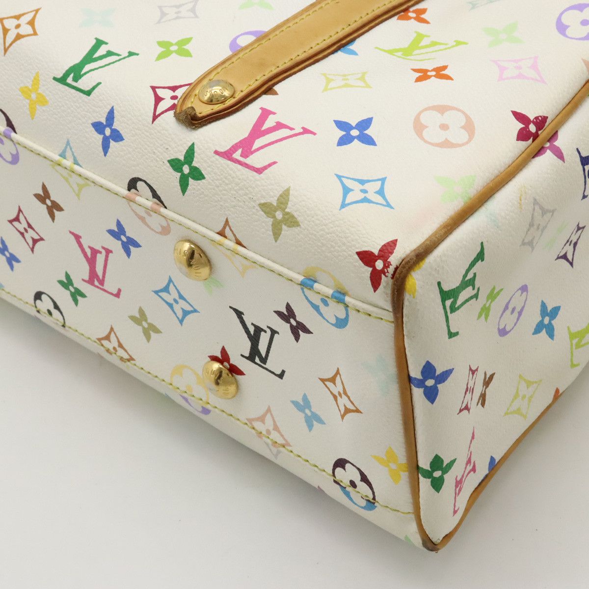 Louis Vuitton Louis Vuitton Louis Vuitton Monogram Multicolor Aurelia MM Tote Bag M40094 Canvas Tote Bag M40094 in Good Condition Size ONE SIZE - 3 Thumbnail