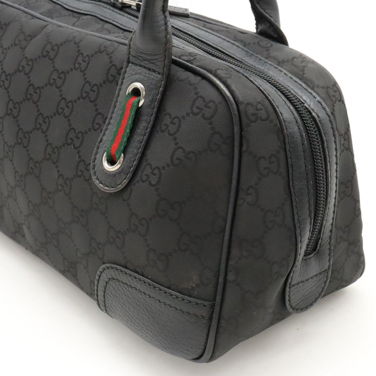 Gucci Gucci Gucci Nylon/Leather GG Shoulder Bag 293594 Canvas Shoulder Bag 293594 in Very Good Condition Size ONE SIZE - 7 Thumbnail