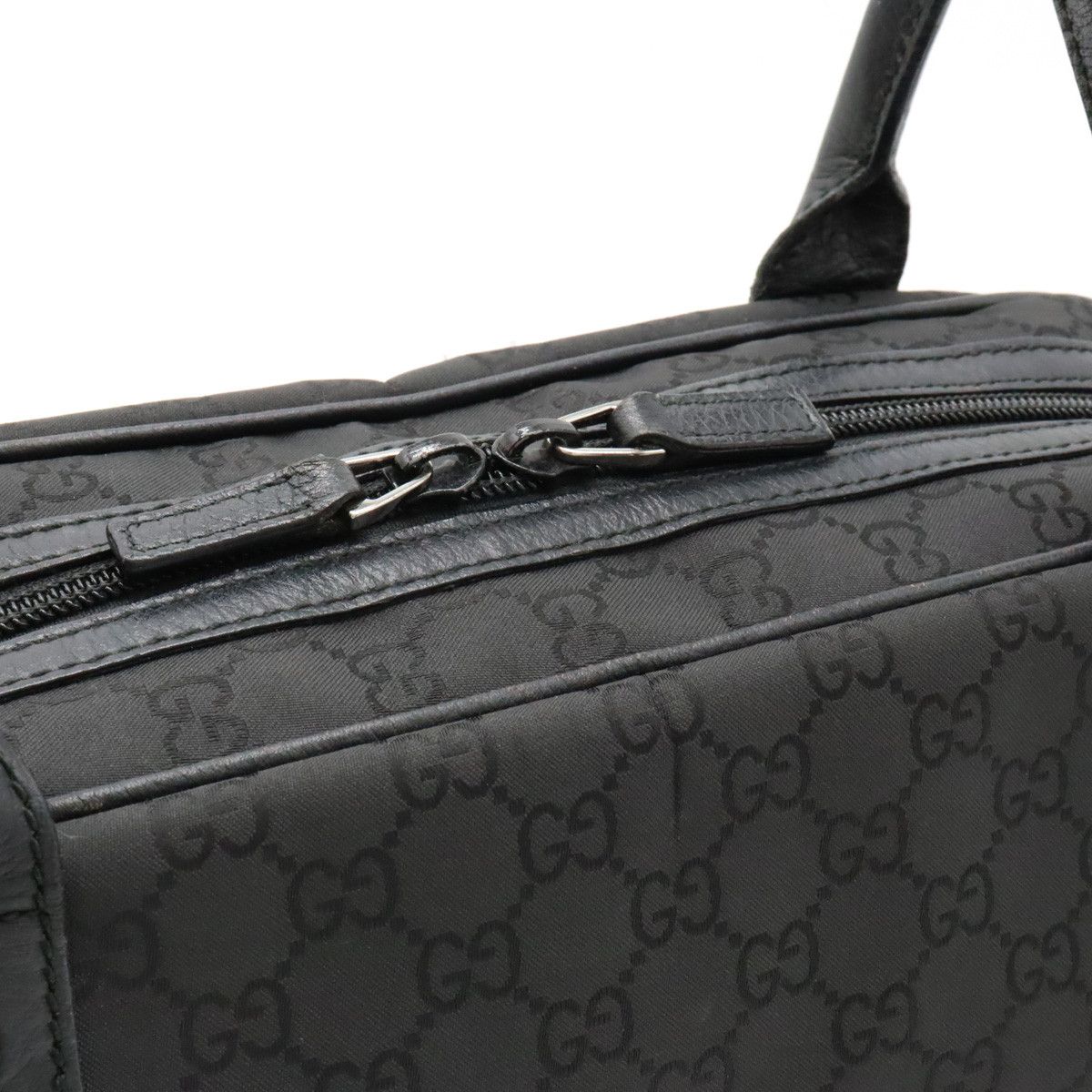Gucci Gucci Gucci Nylon/Leather GG Shoulder Bag 293594 Canvas Shoulder Bag 293594 in Very Good Condition Size ONE SIZE - 5 Thumbnail