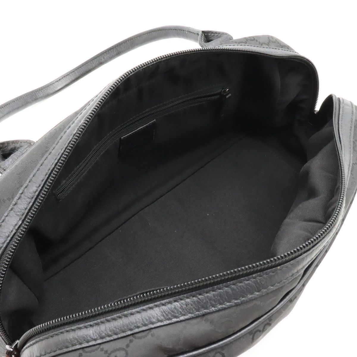 Gucci Gucci Gucci Nylon/Leather GG Shoulder Bag 293594 Canvas Shoulder Bag 293594 in Very Good Condition Size ONE SIZE - 6 Thumbnail