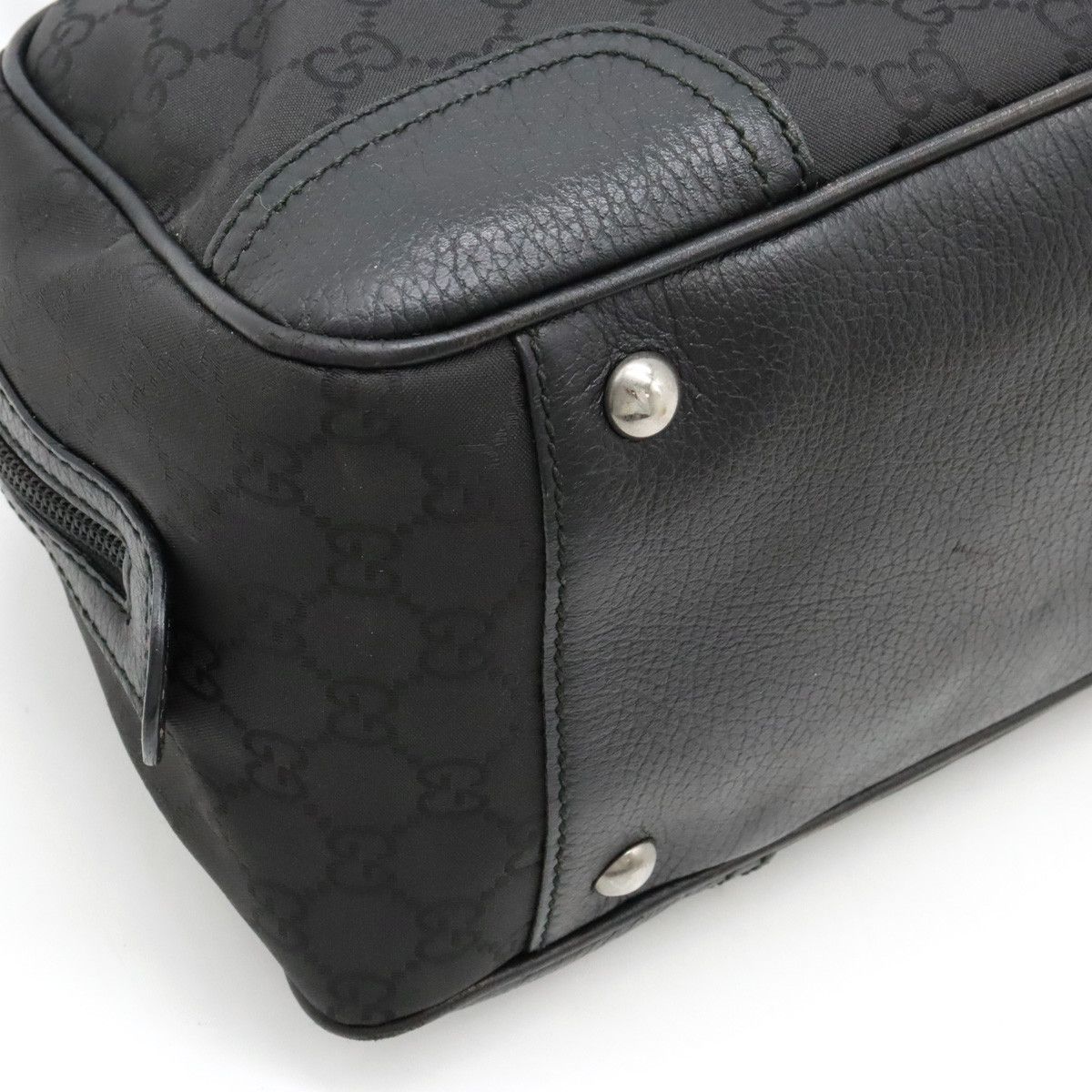Gucci Gucci Gucci Nylon/Leather GG Shoulder Bag 293594 Canvas Shoulder Bag 293594 in Very Good Condition Size ONE SIZE - 3 Thumbnail