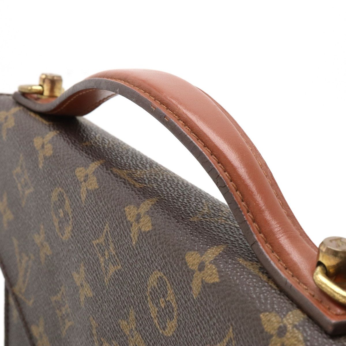 Louis Vuitton Louis Vuitton Louis Vuitton Monogram Monceau 26 Clutch Handbag M51187 Canvas Handbag M51187 in Very Good Condition Size ONE SIZE - 4 Thumbnail