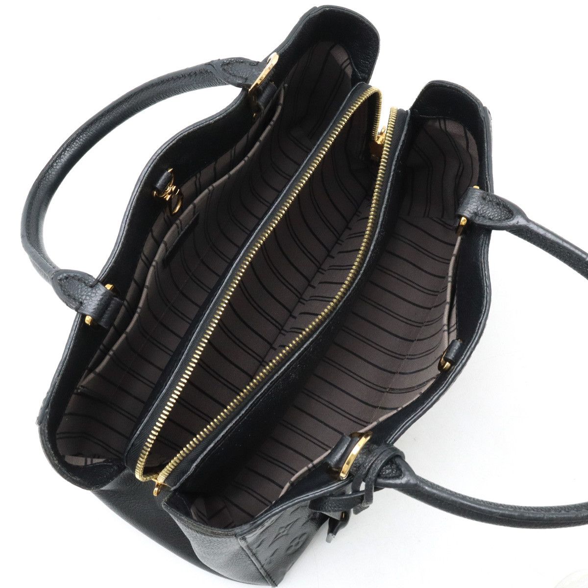 Louis Vuitton Louis Vuitton Louis Vuitton Monogram Empreinte Montaigne MM Handbag M41048 Leather Handbag M41048 in Very Good Condition Size ONE SIZE - 7 Thumbnail