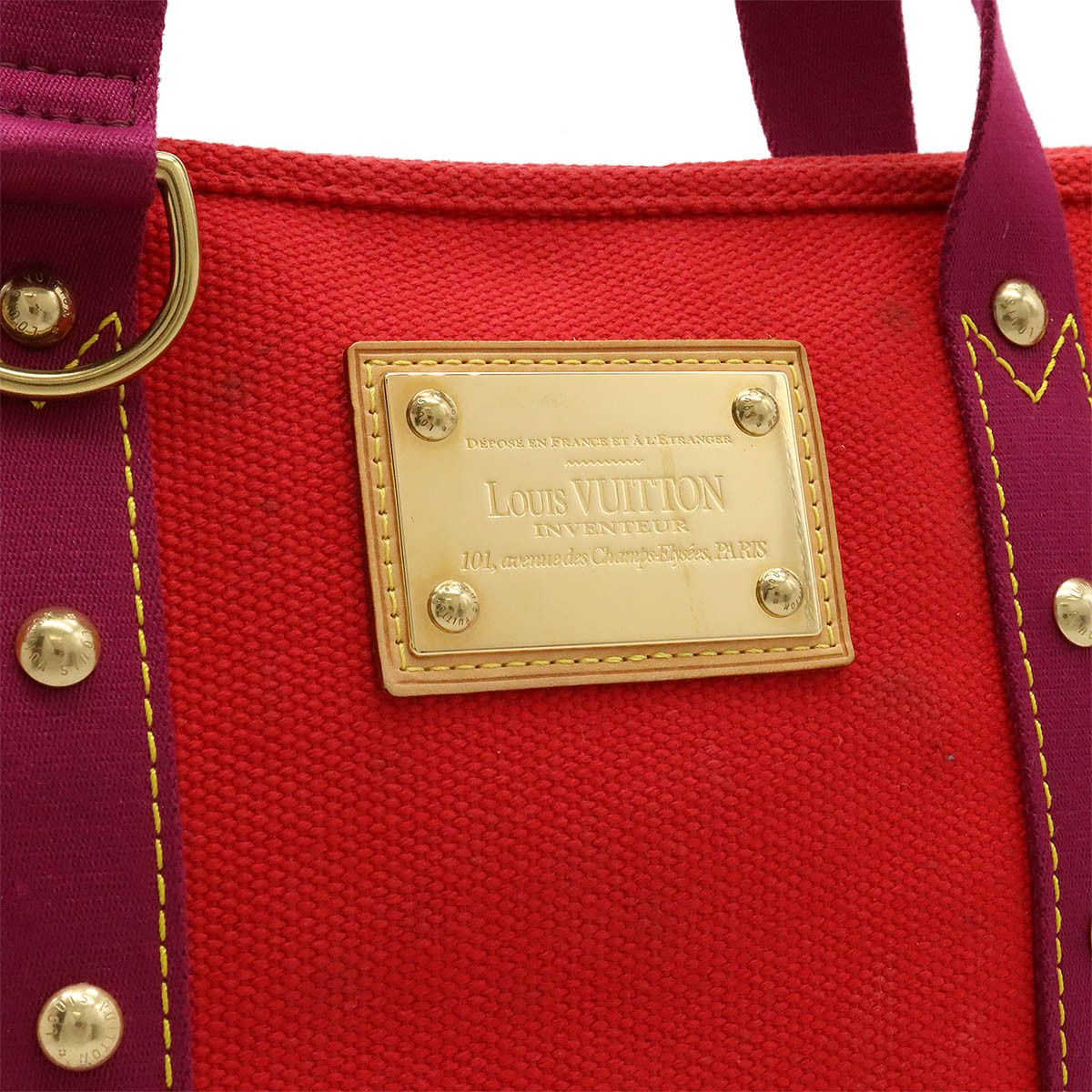 Louis Vuitton Louis Vuitton Louis Vuitton Antigua Line Canvas Cabas MM Tote Bag M40034 Canvas Tote Bag M40034 in Good Condition Size ONE SIZE - 9 Thumbnail