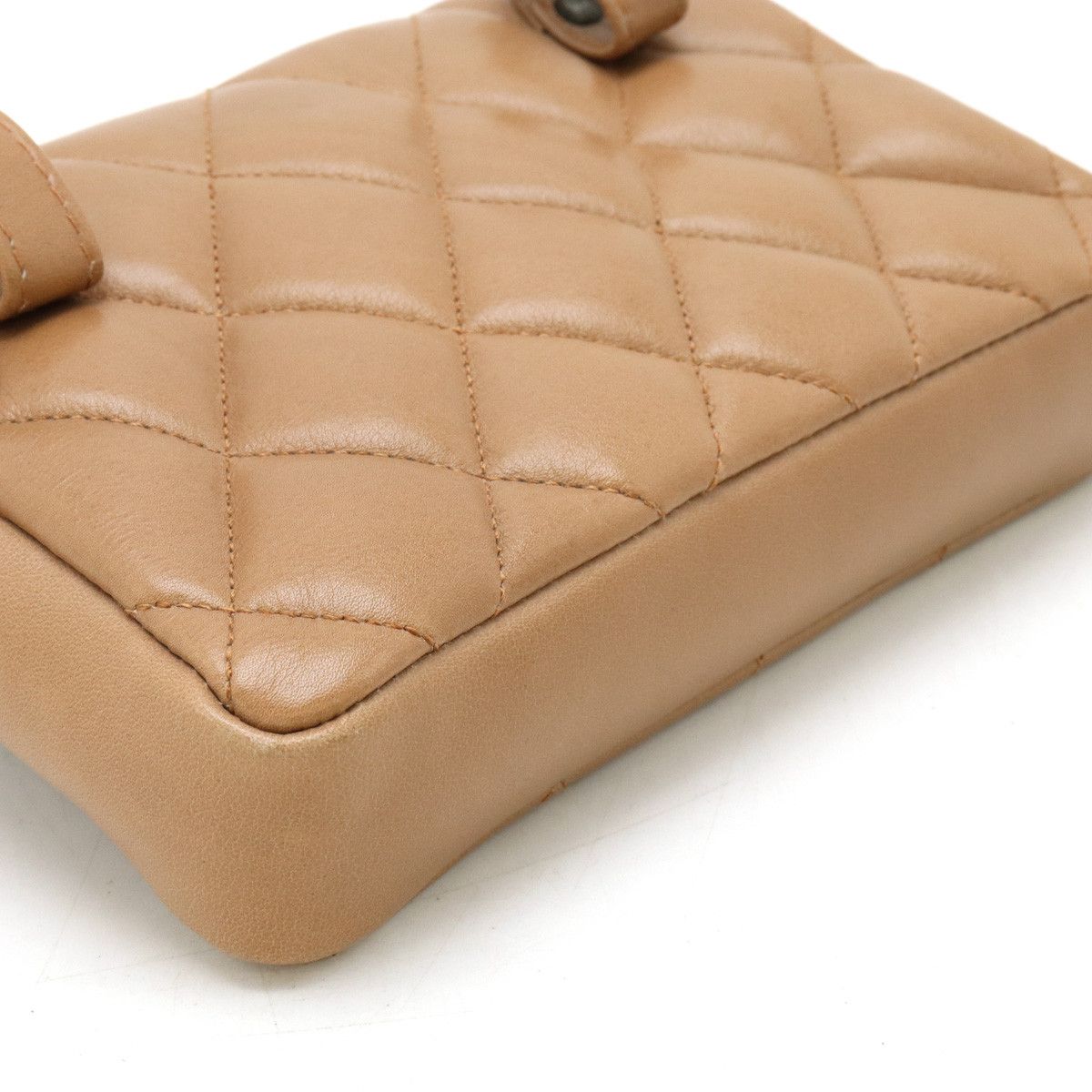 Chanel Chanel Chanel Matelasse Coco Mark Leather Belt Bag Waist Pouch Leather Belt Bag in Very Good Condition Size ONE SIZE - 3 Thumbnail