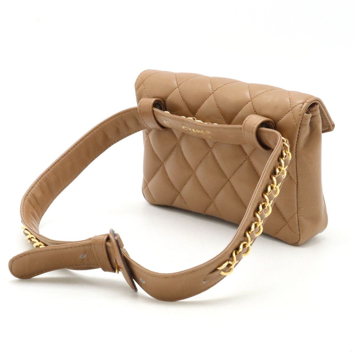 Chanel Chanel Chanel Matelasse Coco Mark Leather Belt Bag Waist Pouch Leather Belt Bag in Very Good Condition Size ONE SIZE - 2 Thumbnail