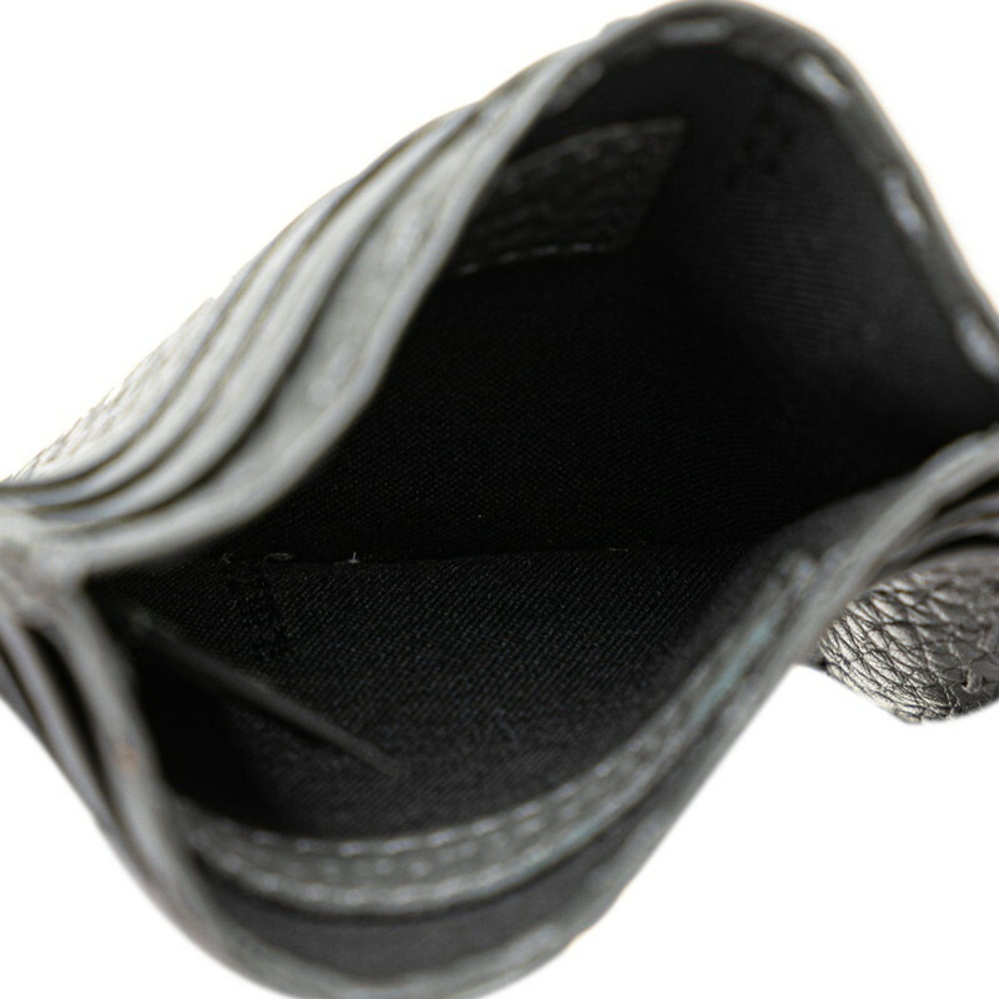 Fendi FENDI Card Case Black Leather Men's Size ONE SIZE - 6 Thumbnail