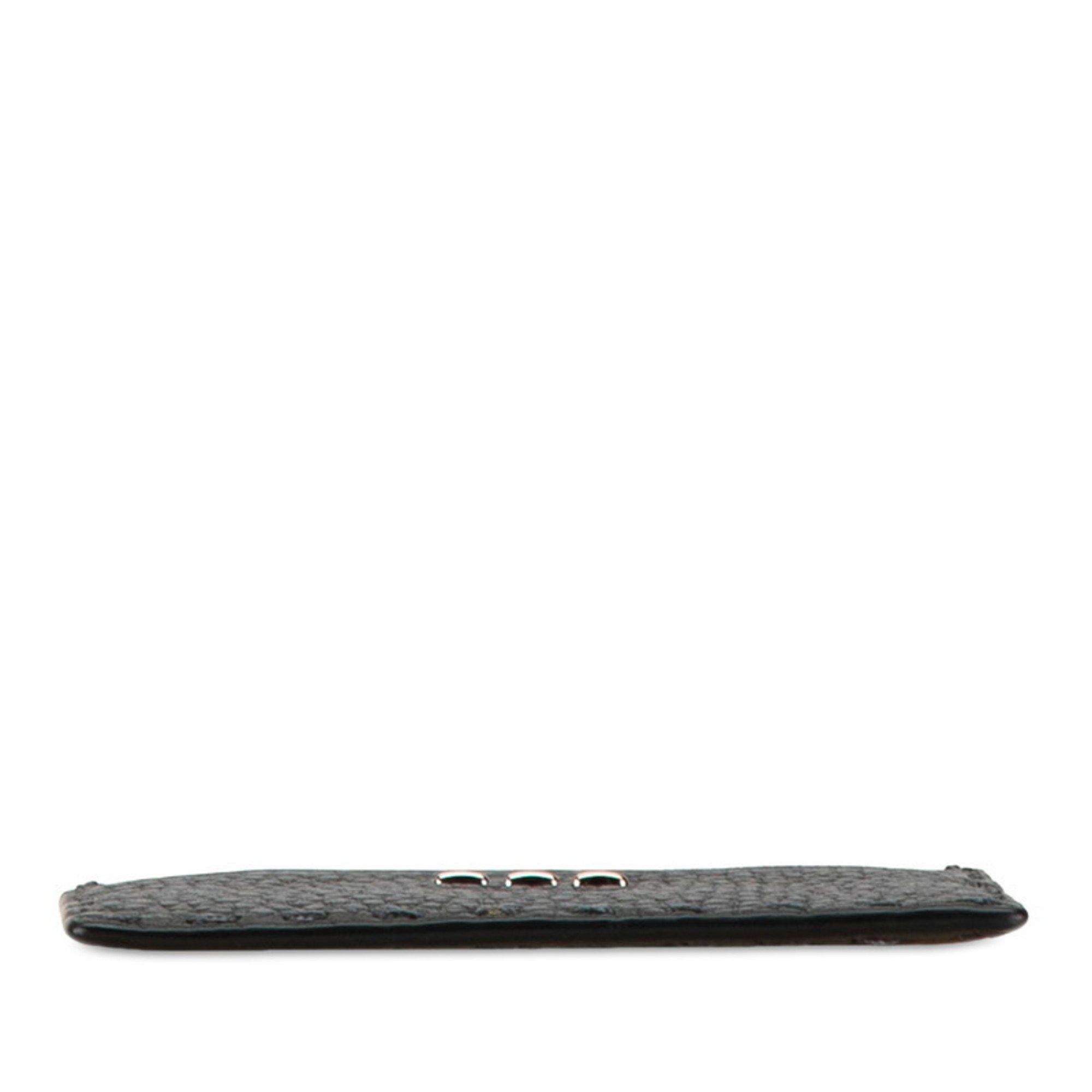 Fendi FENDI Card Case Black Leather Men's Size ONE SIZE - 5 Thumbnail