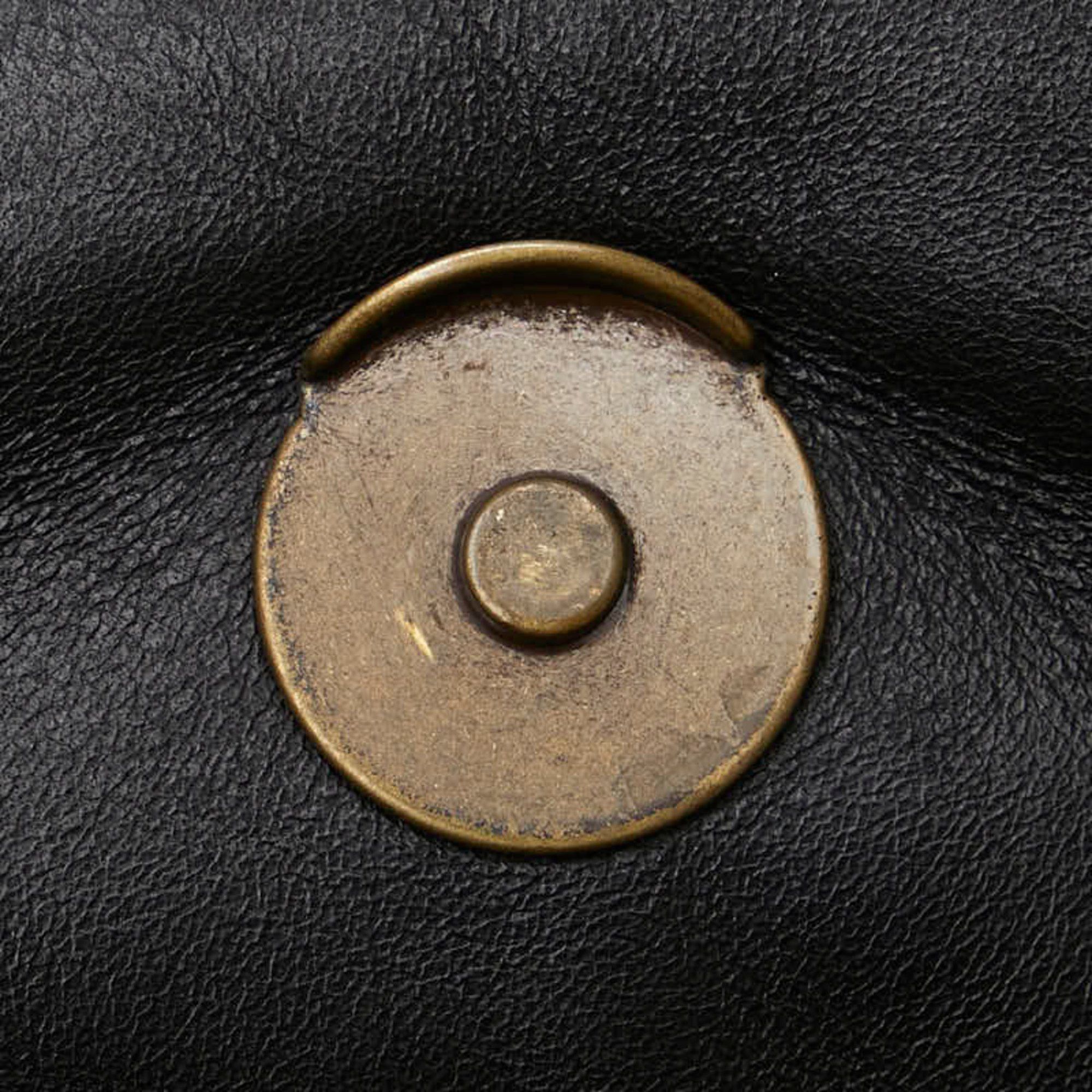 Emporio Armani Emporio Armani Leopard Motif Handbag Brown Black Pony Leather Women's Size ONE SIZE - 6 Thumbnail
