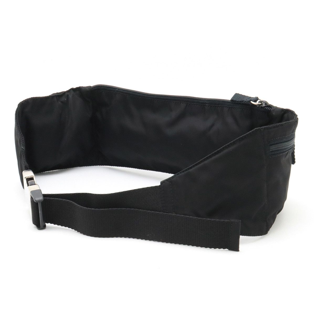 Prada Prada Prada Nylon Waist Bag Black Canvas Belt Bag in Great Condition Size ONE SIZE - 2 Thumbnail