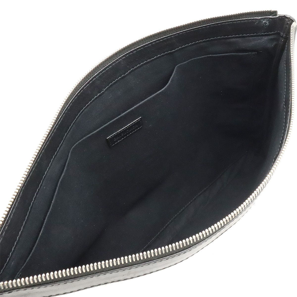Balenciaga Balenciaga Balenciaga Canvas/Leather NAVY CLIP Clutch Bag 373840 Canvas Clutch Bag 373840 Size ONE SIZE - 6 Thumbnail