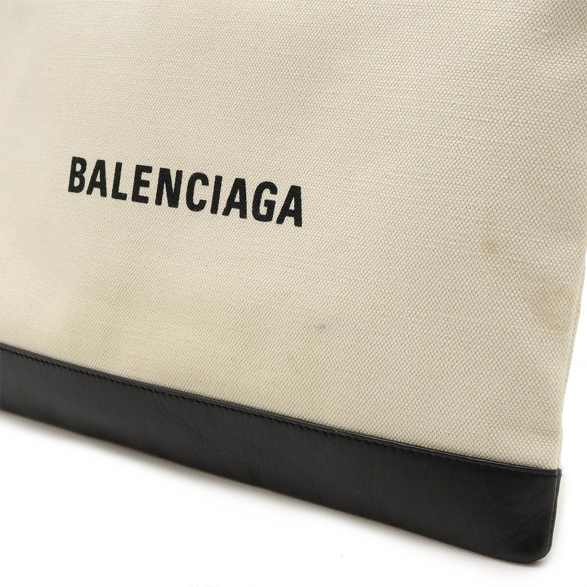 Balenciaga Balenciaga Balenciaga Canvas/Leather NAVY CLIP Clutch Bag 373840 Canvas Clutch Bag 373840 Size ONE SIZE - 4 Thumbnail