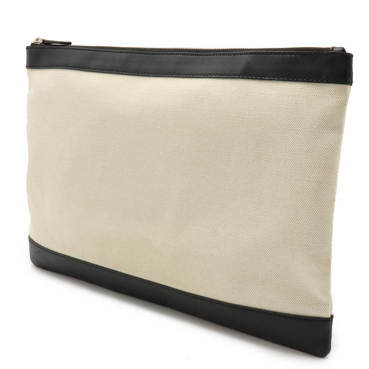 Balenciaga Balenciaga Balenciaga Canvas/Leather NAVY CLIP Clutch Bag 373840 Canvas Clutch Bag 373840 Size ONE SIZE - 2 Thumbnail