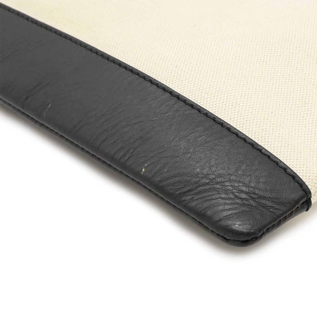 Balenciaga Balenciaga Balenciaga Canvas/Leather NAVY CLIP Clutch Bag 373840 Canvas Clutch Bag 373840 Size ONE SIZE - 3 Thumbnail