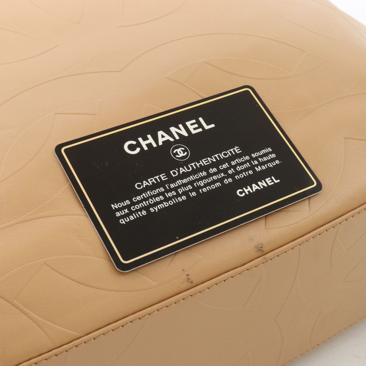 Chanel Chanel Chanel Leather Coco Mark Embossed Tote Bag Leather Tote Bag Size ONE SIZE - 8 Thumbnail