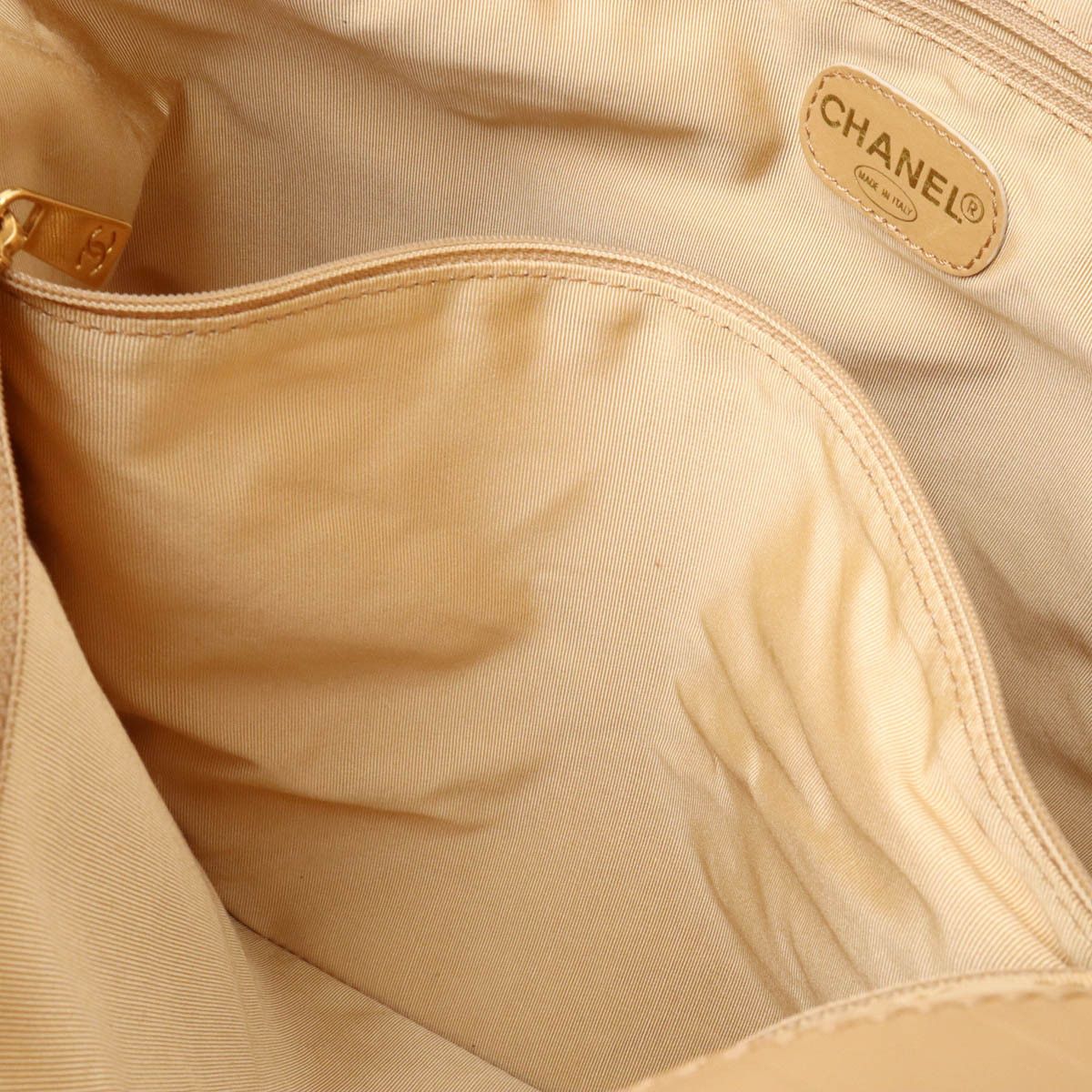 Chanel Chanel Chanel Leather Coco Mark Embossed Tote Bag Leather Tote Bag Size ONE SIZE - 6 Thumbnail