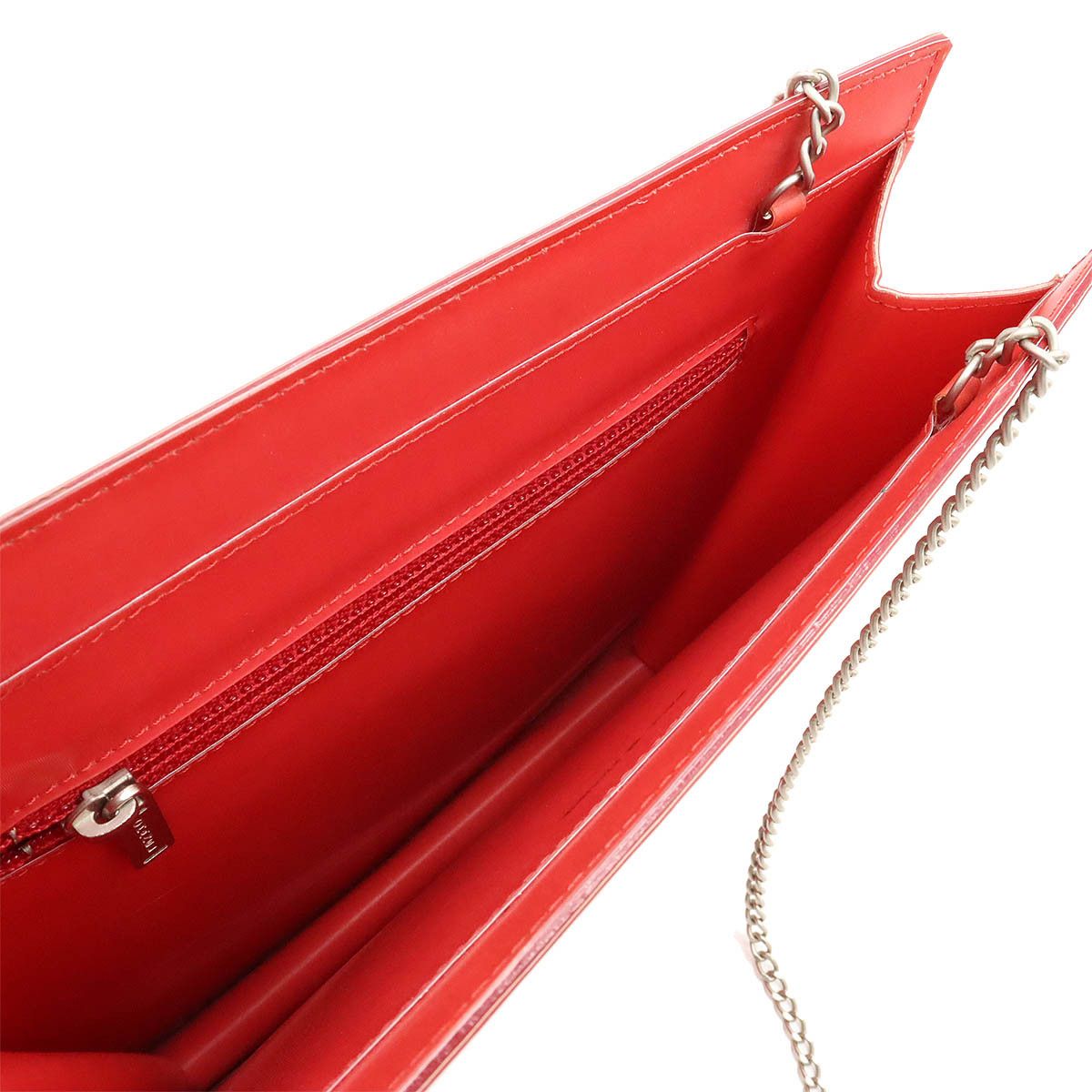 Chanel Chanel Chanel Hologram Coco Mark Chain Shoulder Bag Red Plastic Shoulder Bag in Very Good Condition Size ONE SIZE - 8 Thumbnail