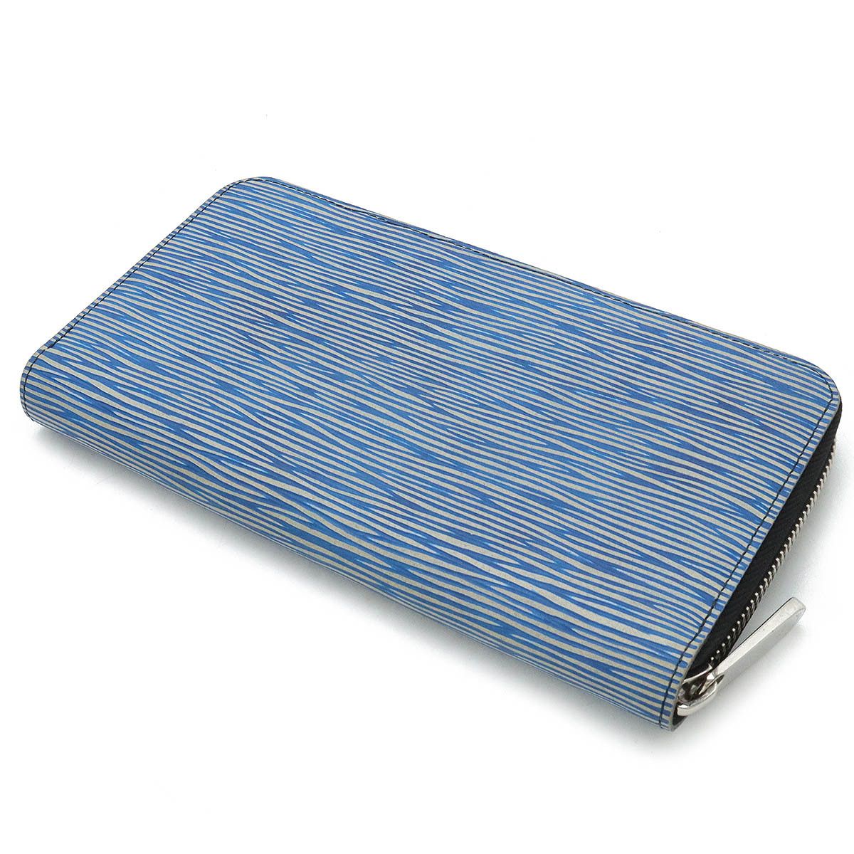 Louis Vuitton Louis Vuitton Louis Vuitton Epi Leather Denim Zippy Wallet M60957 Leather Long Wallet M60957 Size ONE SIZE - 2 Thumbnail