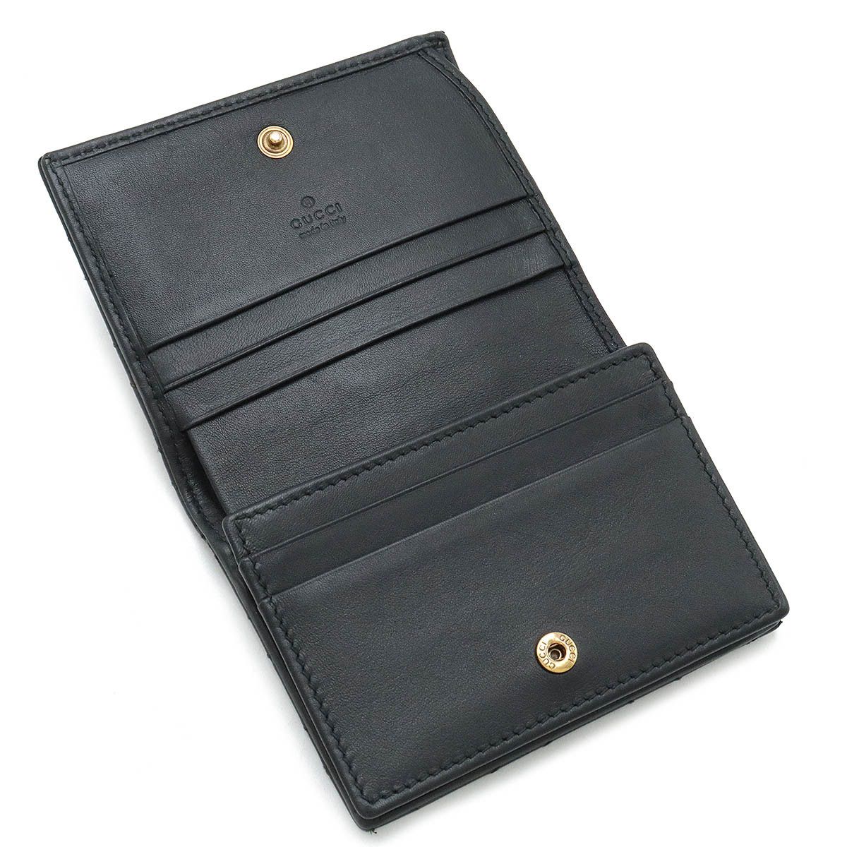 Gucci Gucci Gucci GG Marmont Quilted Leather Wallet Black Leather Short Wallet 466492 Size ONE SIZE - 5 Thumbnail