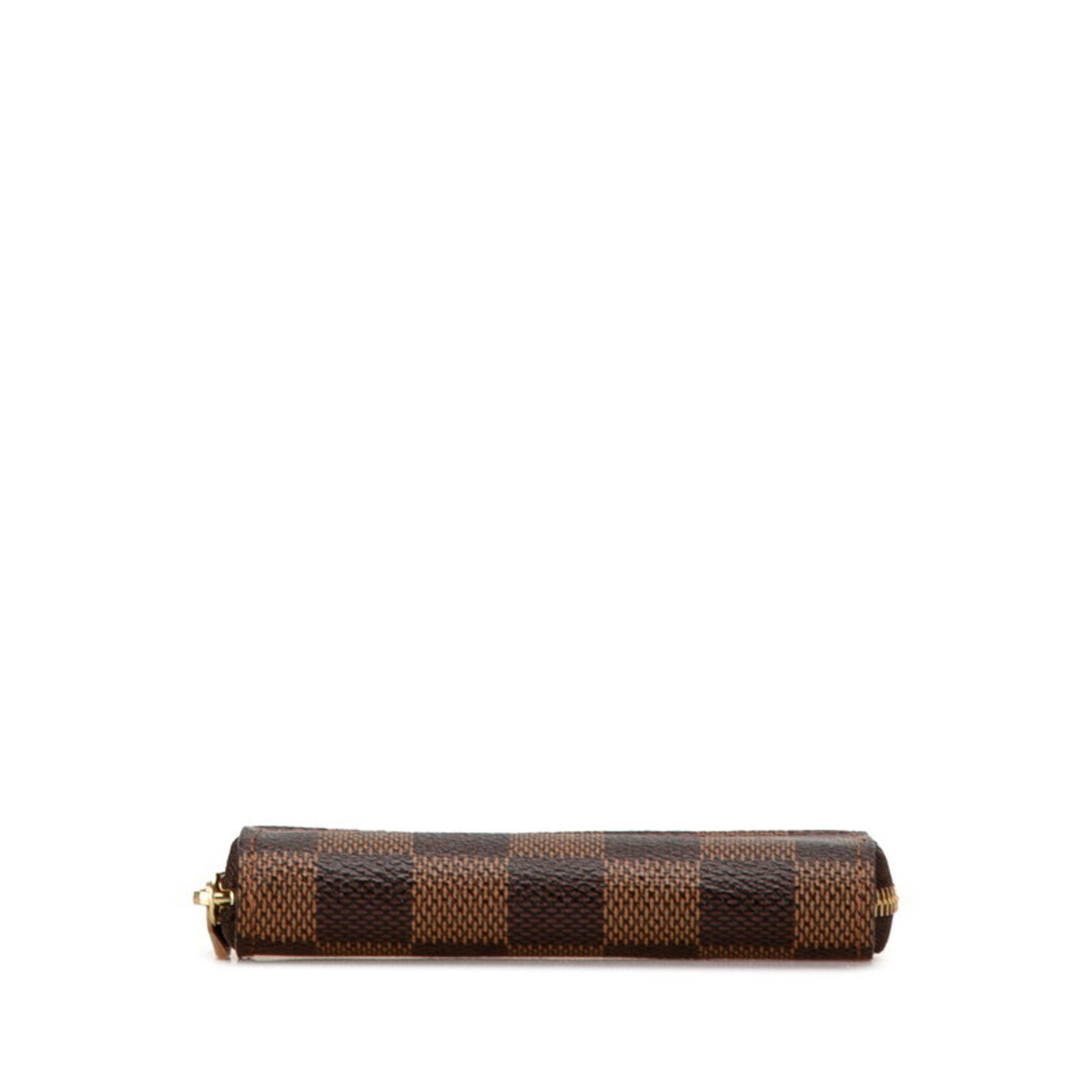 Louis Vuitton Louis Vuitton Damier Zippy Coin Purse Case N63070 Brown PVC Leather Women's LOUIS VUITTON Size ONE SIZE - 5 Thumbnail