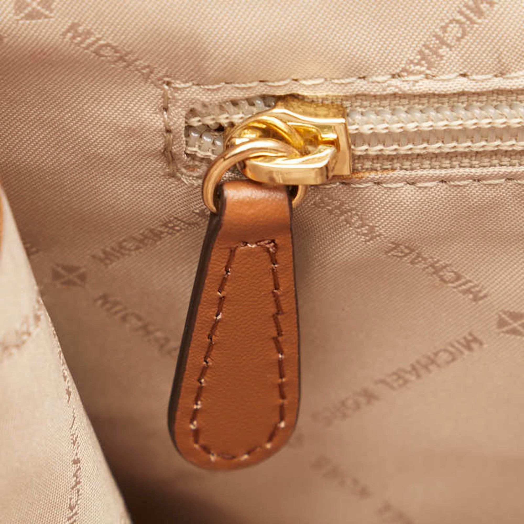 Michael Kors Michael Kors Signature Handbag Tote Bag 35F1GM9T3B Brown PVC Leather Women's Size ONE SIZE - 7 Thumbnail