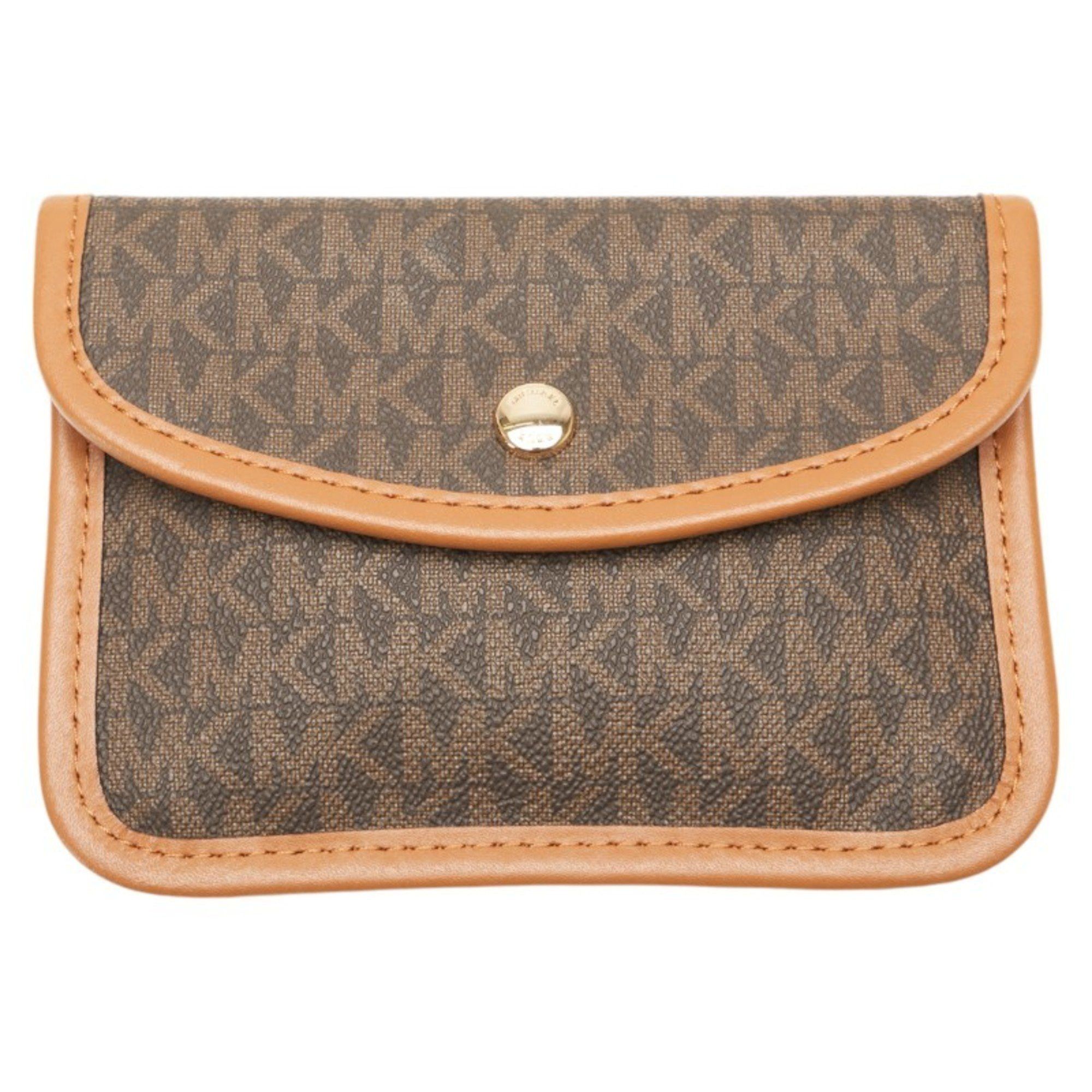 Michael Kors Michael Kors Signature Handbag Tote Bag 35F1GM9T3B Brown PVC Leather Women's Size ONE SIZE - 11 Thumbnail