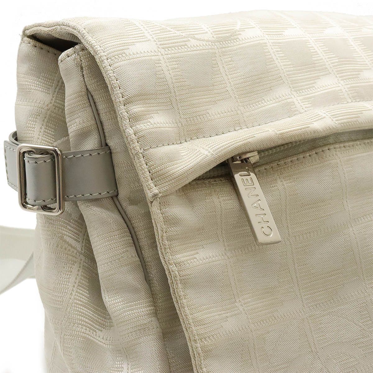 Chanel Chanel Chanel New Travel Line Messenger Bag A29348 Canvas Crossbody Bag A29348 in Very Good Condition Size ONE SIZE - 8 Thumbnail