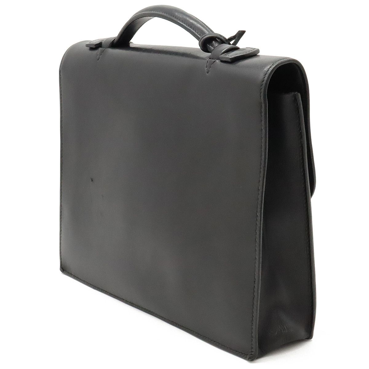 Hermes Hermes Hermes Leather Sac a Depeche 27 Briefcase Leather Business Bag in Good Condition Size ONE SIZE - 2 Thumbnail
