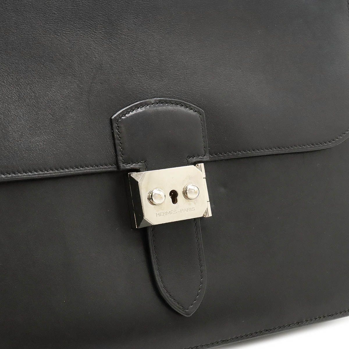 Hermes Hermes Hermes Leather Sac a Depeche 27 Briefcase Leather Business Bag in Good Condition Size ONE SIZE - 8 Thumbnail