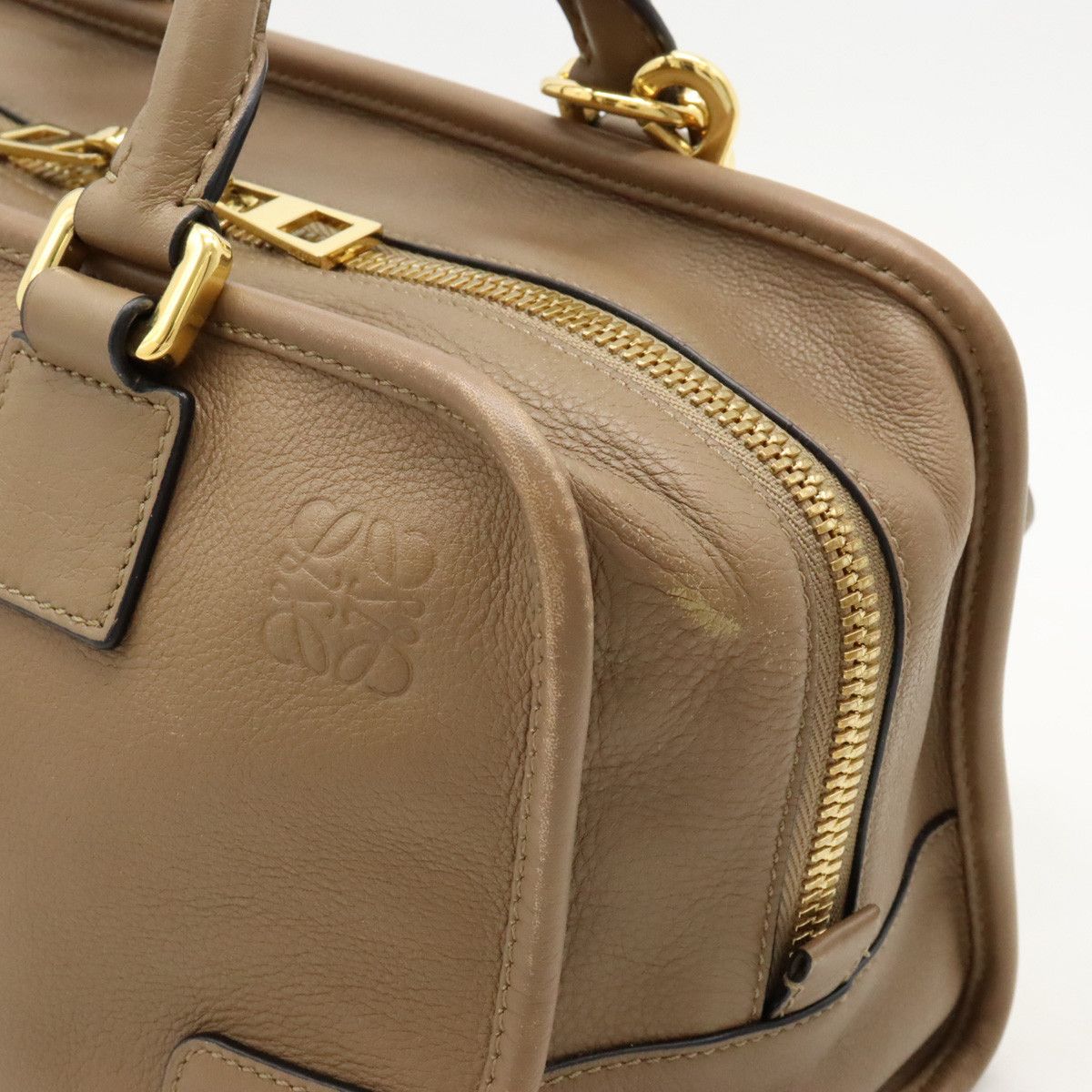 Loewe Loewe Loewe Leather Amazona 28 Anagram Handbag 2WAY Leather Handbag 352.30.N03 in Very Good Condition Size ONE SIZE - 8 Thumbnail