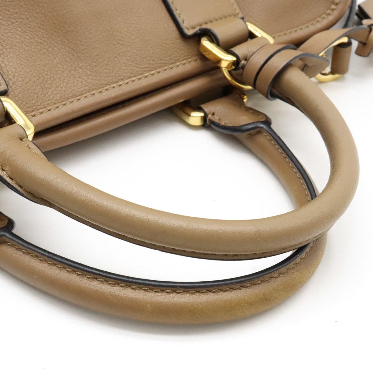 Loewe Loewe Loewe Leather Amazona 28 Anagram Handbag 2WAY Leather Handbag 352.30.N03 in Very Good Condition Size ONE SIZE - 4 Thumbnail