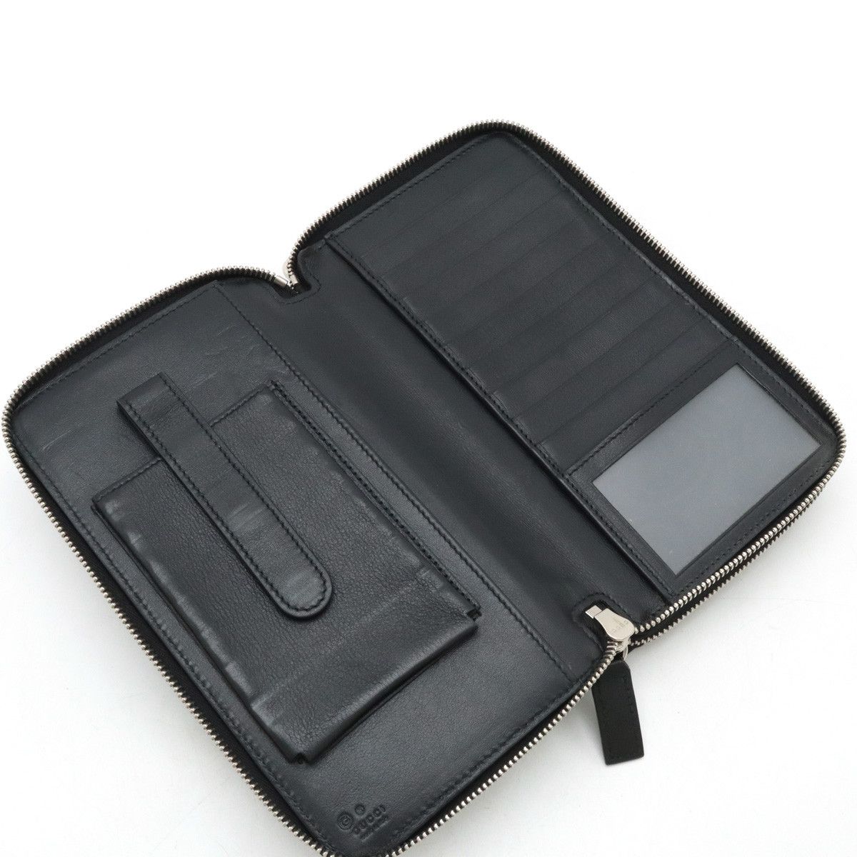 Gucci Gucci Gucci Leather Microguccissima Travel Case Clutch Organizer Wallet 449246 Leather Long Wallet 449246 in Very Good Condition Size ONE SIZE - 6 Thumbnail