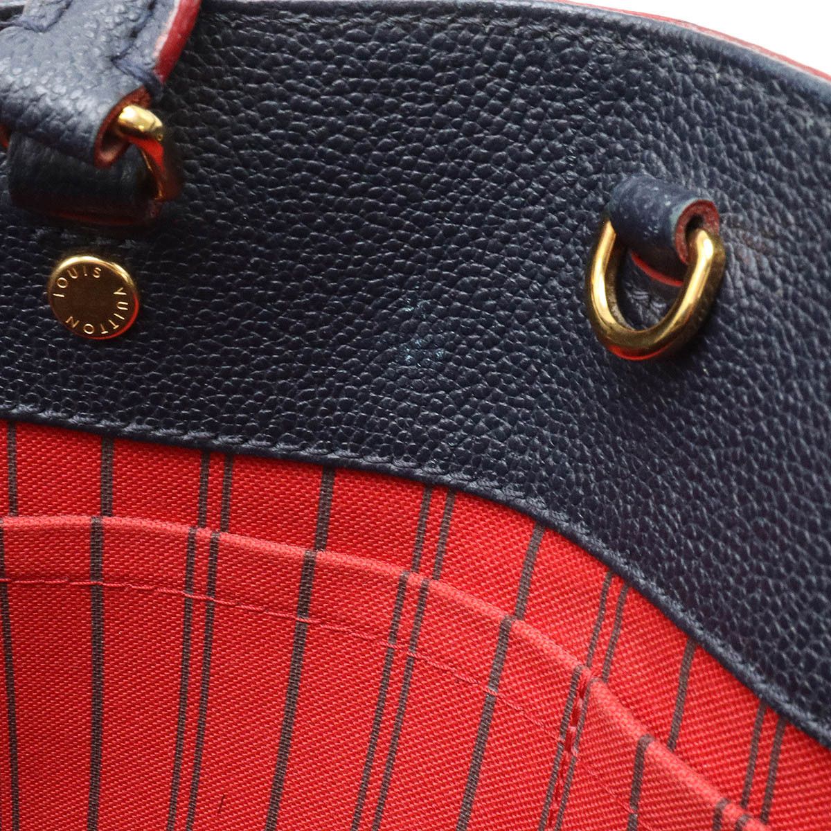 Louis Vuitton Louis Vuitton Louis Vuitton Monogram Empreinte Montaigne MM Handbag M42746 Leather Handbag M42746 in Very Good Condition Size ONE SIZE - 9 Thumbnail