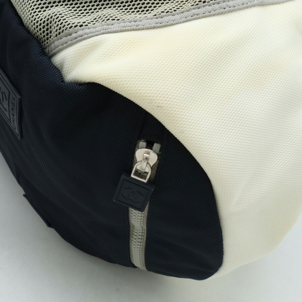 Chanel Chanel Chanel Nylon Canvas Sports Line Boston Bag Canvas Travel Bag in Good Condition Size ONE SIZE - 3 Thumbnail