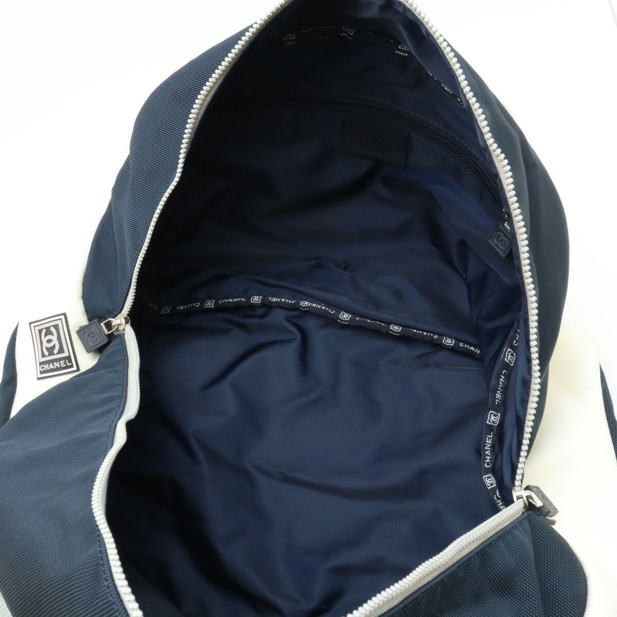 Chanel Chanel Chanel Nylon Canvas Sports Line Boston Bag Canvas Travel Bag in Good Condition Size ONE SIZE - 7 Thumbnail
