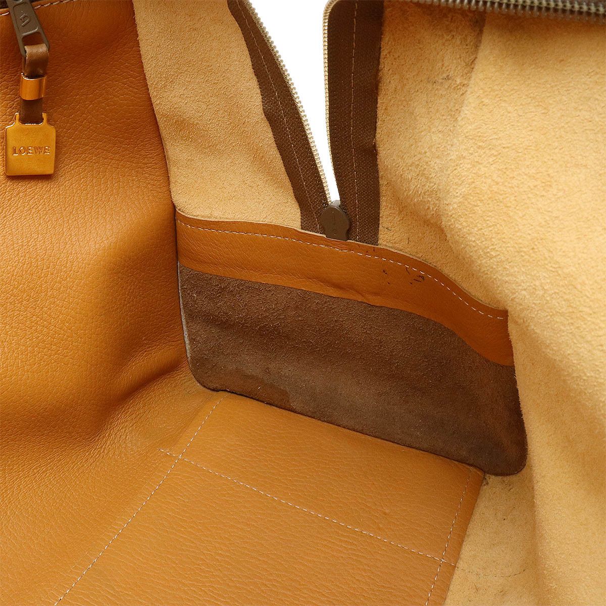 Loewe Loewe Loewe Leather Amazona 40 Travel Bag Leather Travel Bag in Good Condition Size ONE SIZE - 7 Thumbnail