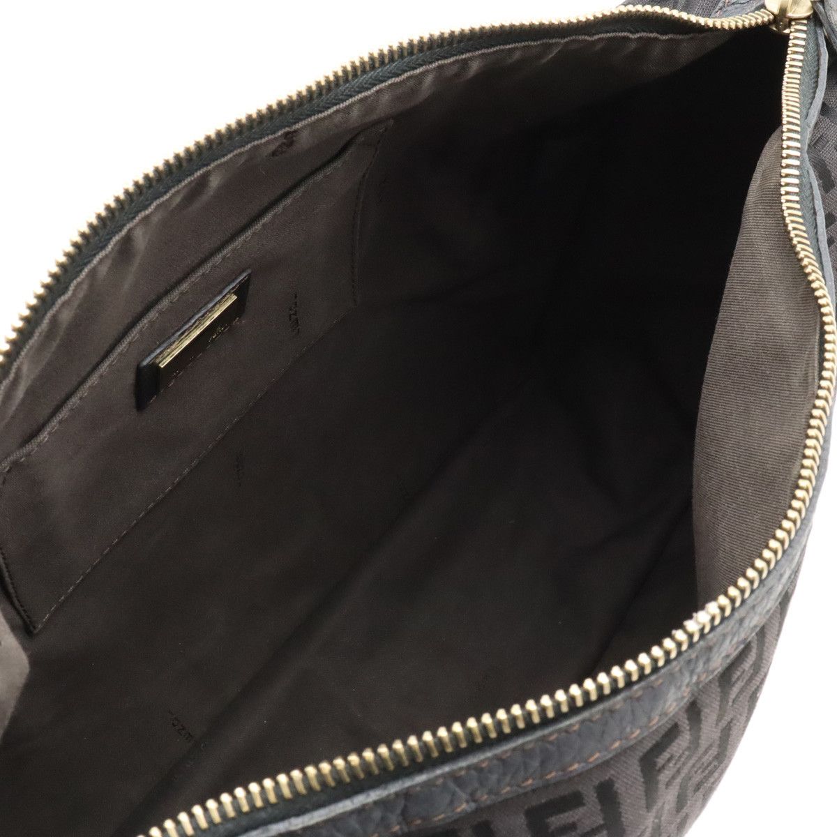 Fendi Fendi Fendi Zucchino Canvas/Leather Shoulder Bag 8BT090 Canvas Crossbody Bag 8BT090 in Very Good Condition Size ONE SIZE - 5 Thumbnail