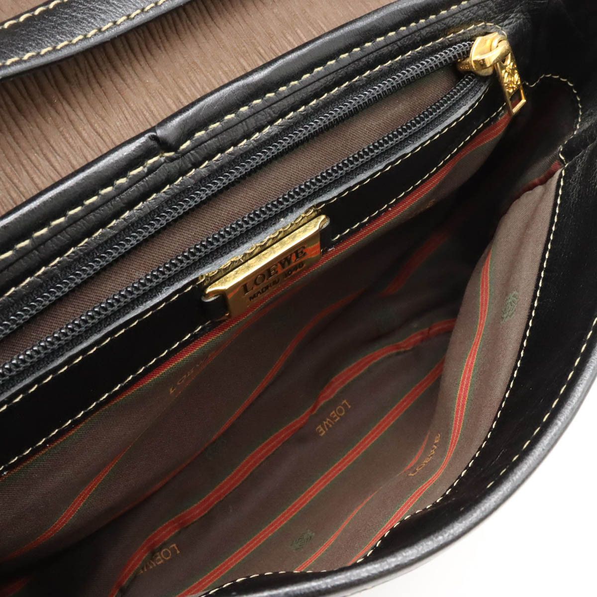 Loewe Loewe Loewe Velazquez Twist Leather/Nubuck Handbag 2WAY Leather Handbag in Very Good Condition Size ONE SIZE - 6 Thumbnail