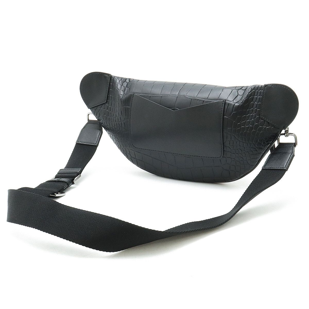 Jimmy Choo Jimmy Choo Jimmy Choo Croc-Embossed Leather Waist Bag Leather Belt Bag in Great Condition Size ONE SIZE - 2 Thumbnail