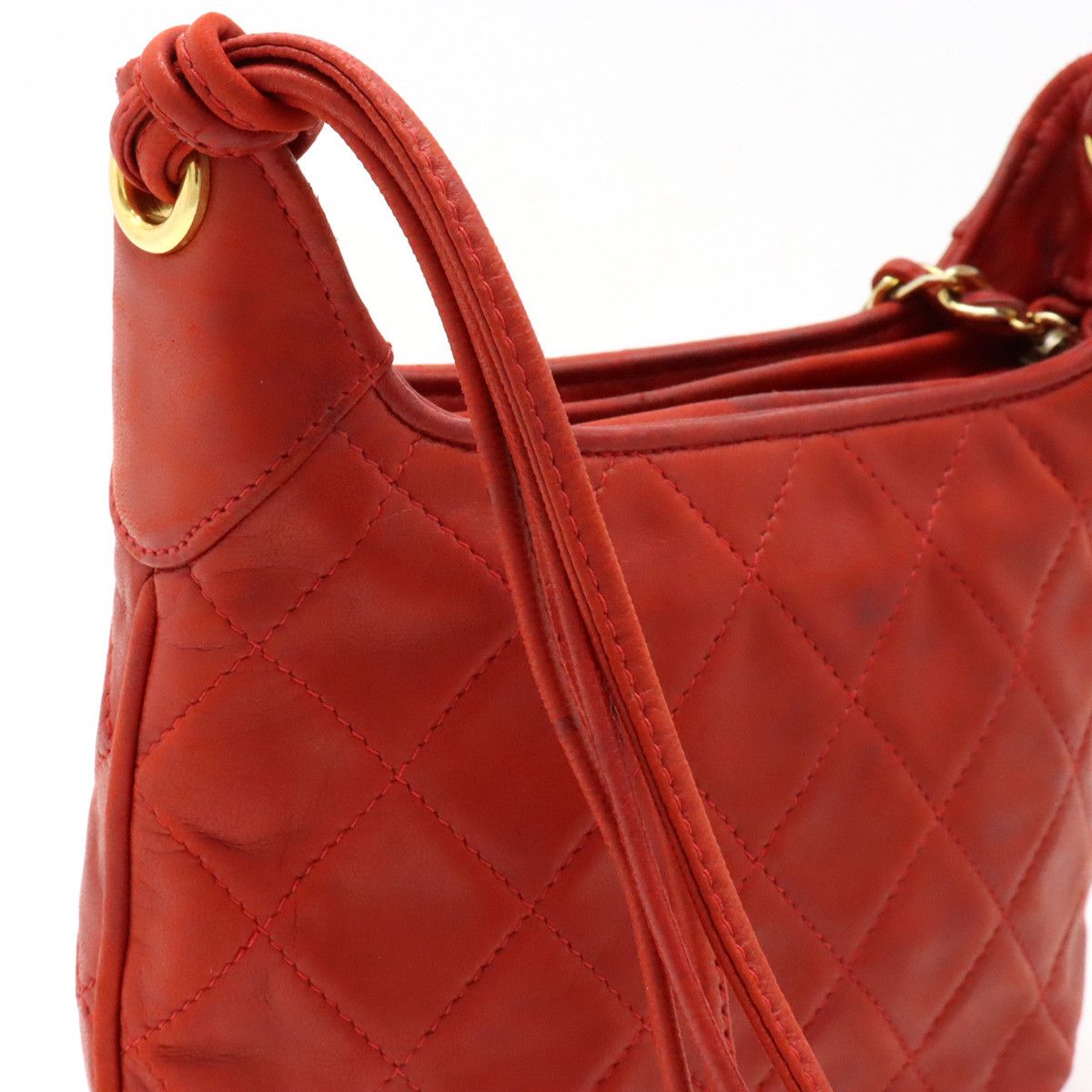 Chanel Chanel Chanel Lambskin Matelasse Coco Mark Shoulder Bag Pochette Leather Crossbody Bag in Good Condition Size ONE SIZE - 6 Thumbnail