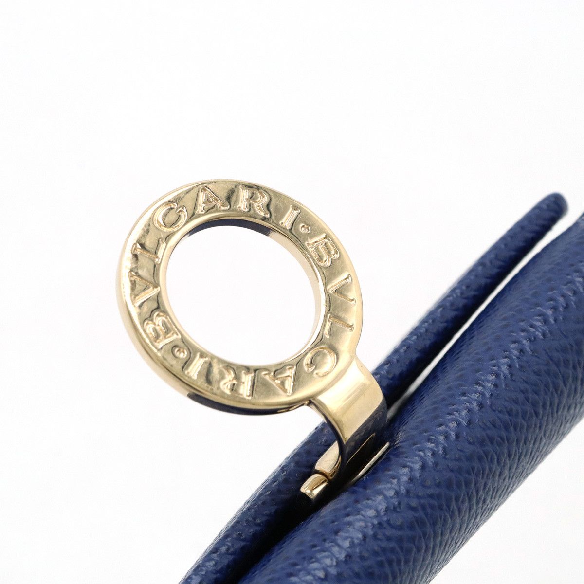 Bvlgari Bvlgari Bvlgari Grain Leather Logo Clip Card Case 30420 Leather Business card case 30420 in Pristine Condition Size ONE SIZE - 8 Thumbnail