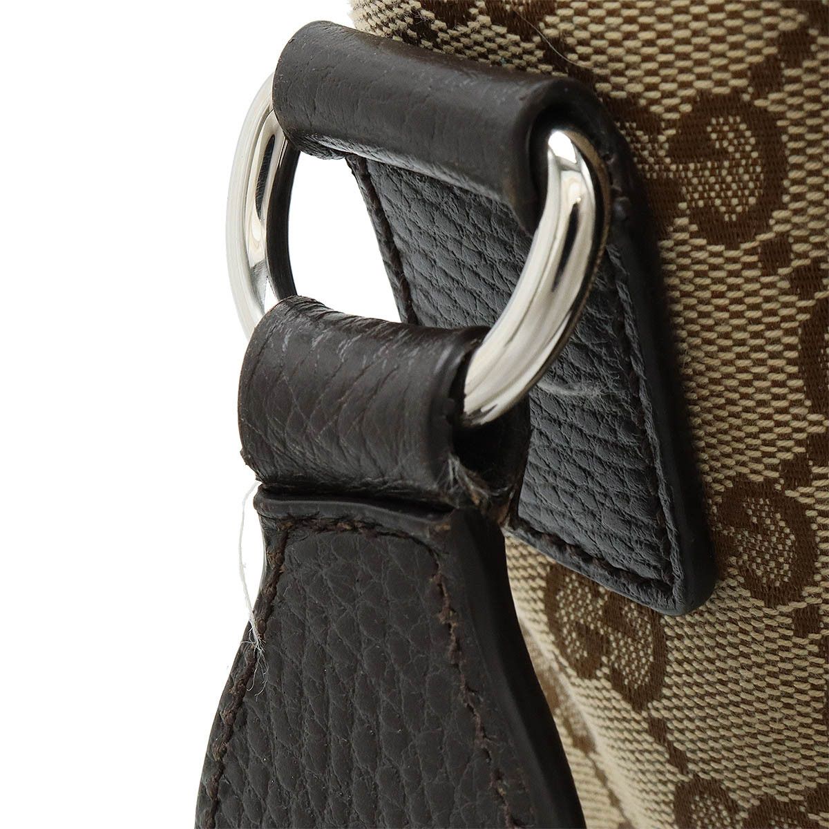 Gucci Gucci Gucci GG Canvas Leather Shoulder Bag 449172 Canvas Crossbody Bag 449172 in Great Condition Size ONE SIZE - 5 Thumbnail