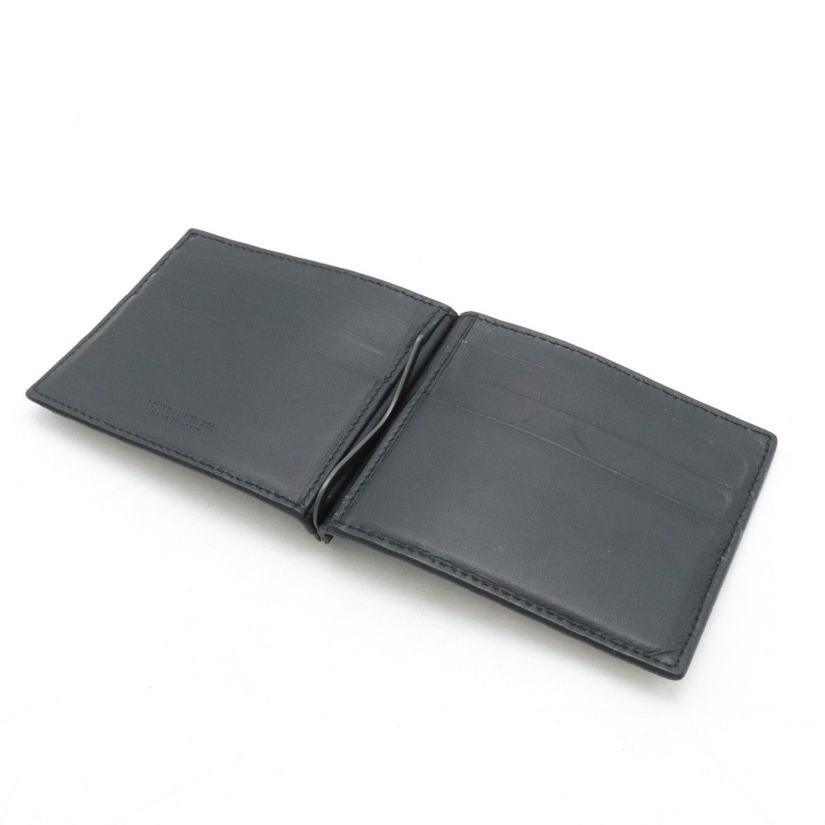 Bottega Veneta Bottega Veneta Bottega Veneta Leather Intrecciato Money Clip Wallet 123180 Leather Short Wallet 123180 in Very Good Condition Size ONE SIZE - 4 Thumbnail