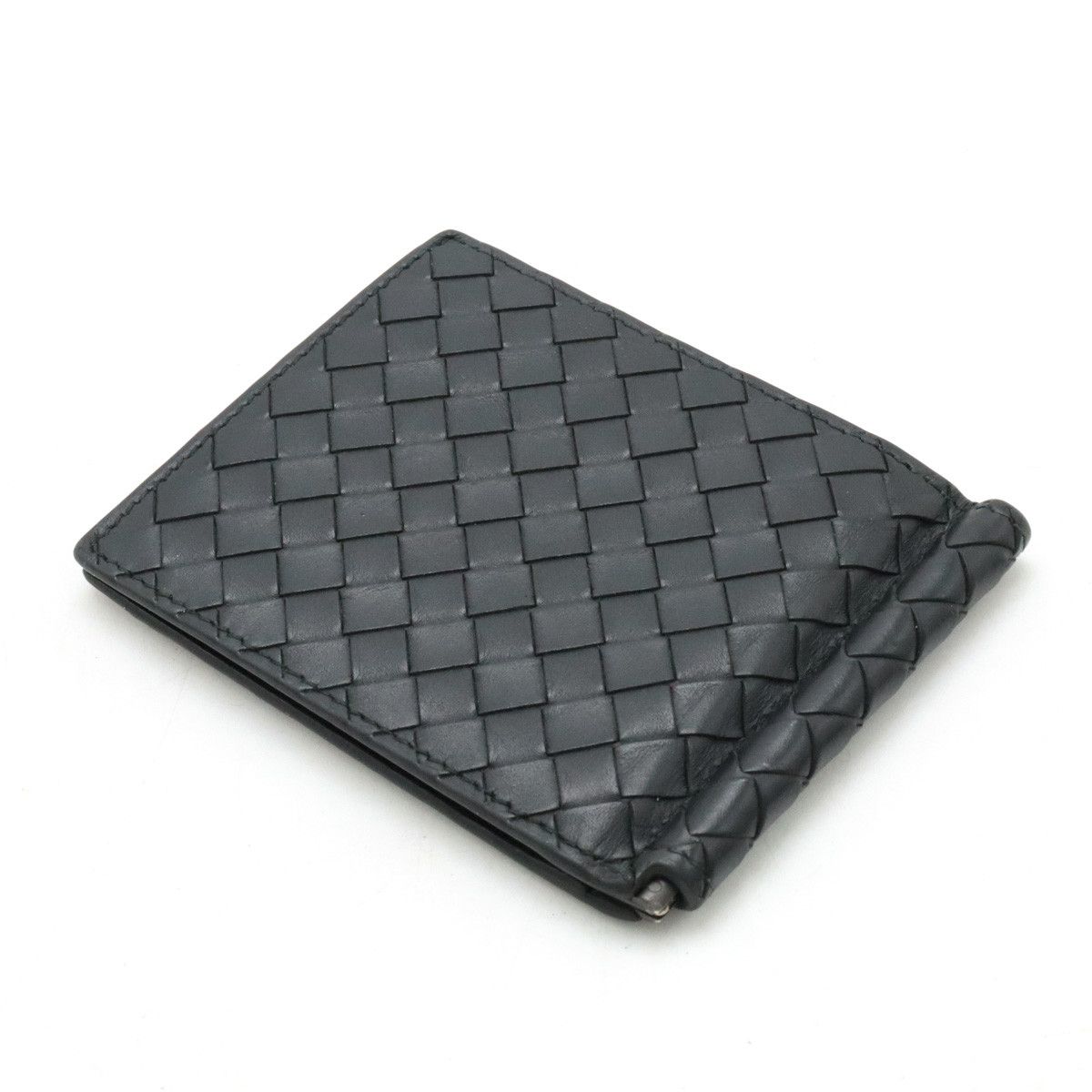 Bottega Veneta Bottega Veneta Bottega Veneta Leather Intrecciato Money Clip Wallet 123180 Leather Short Wallet 123180 in Very Good Condition Size ONE SIZE - 2 Thumbnail