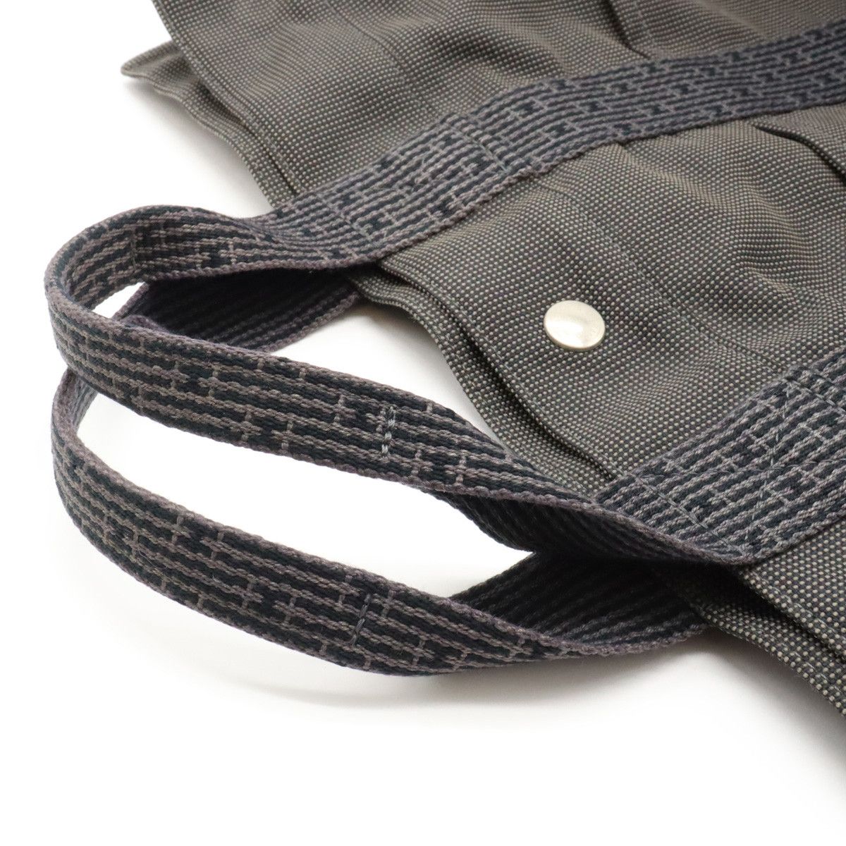 Hermes Hermes Hermes Canvas Herline Tote MM Bag Canvas Tote Bag in Very Good Condition Size ONE SIZE - 4 Thumbnail