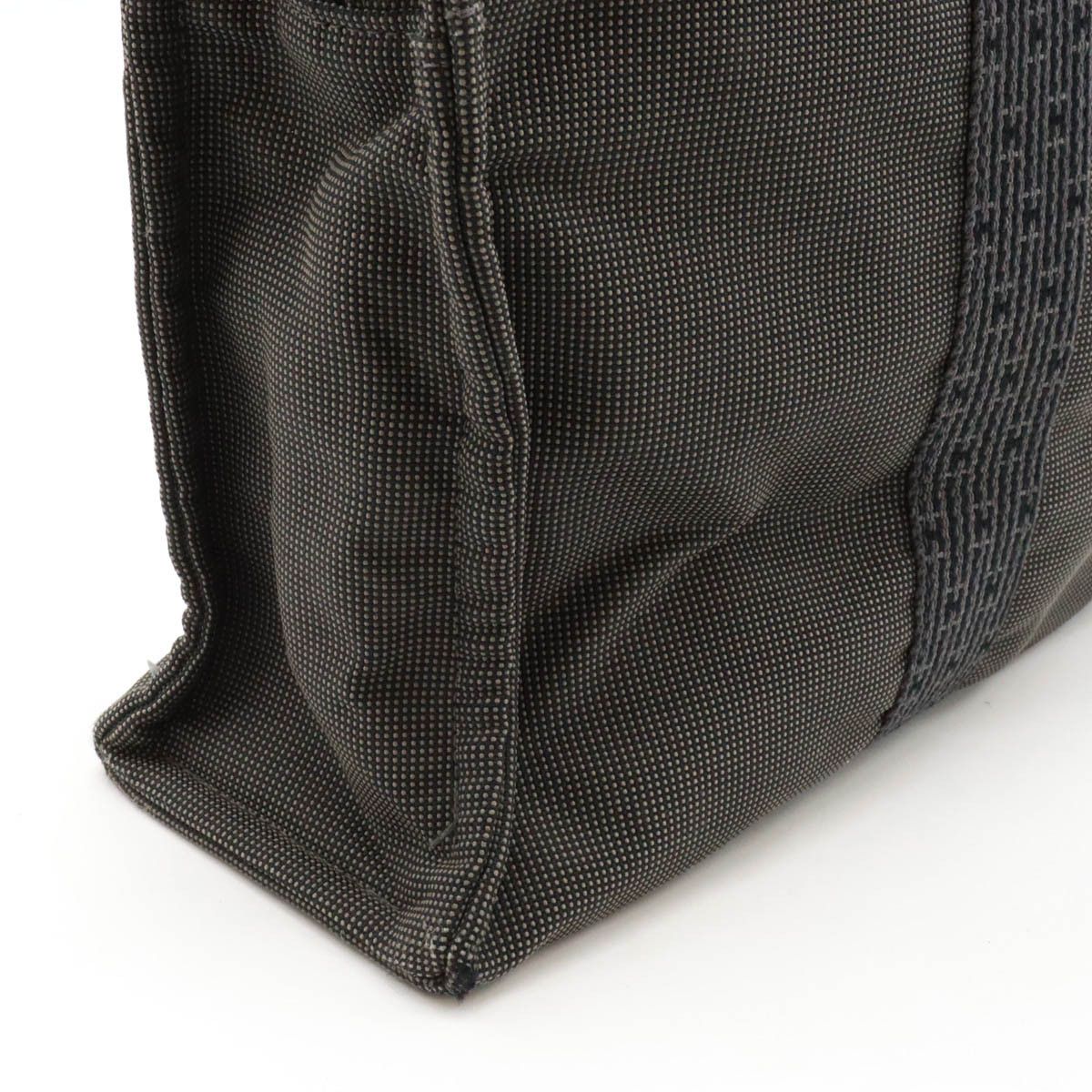 Hermes Hermes Hermes Canvas Herline Tote MM Bag Canvas Tote Bag in Very Good Condition Size ONE SIZE - 8 Thumbnail