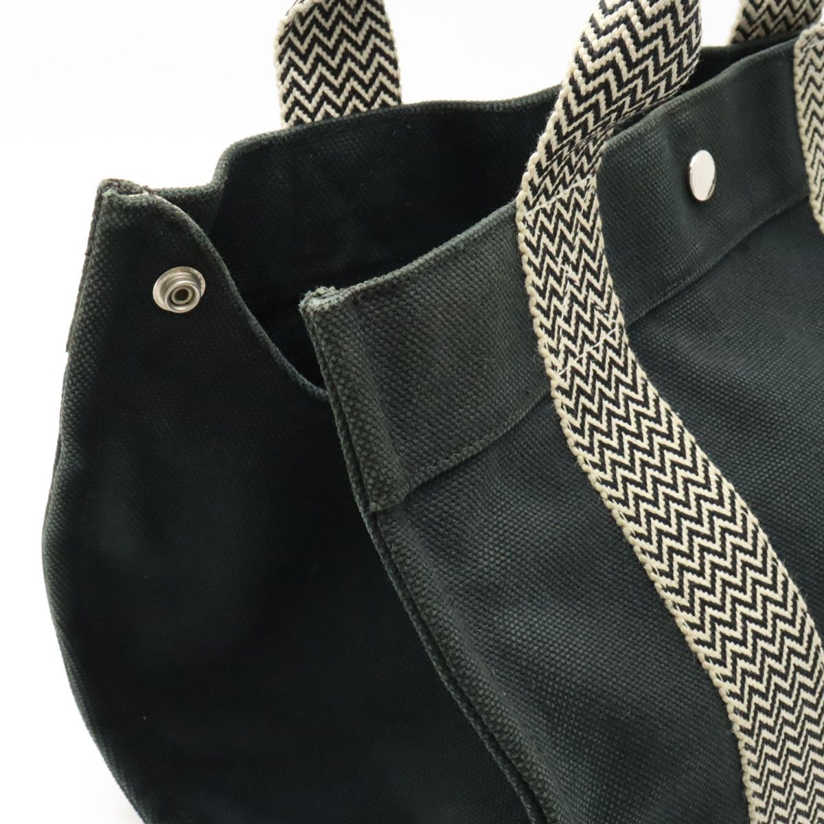 Hermes Hermes Hermes Cannes PM Canvas Tote Bag with Pouch Canvas Tote Bag in Good Condition Size ONE SIZE - 4 Thumbnail
