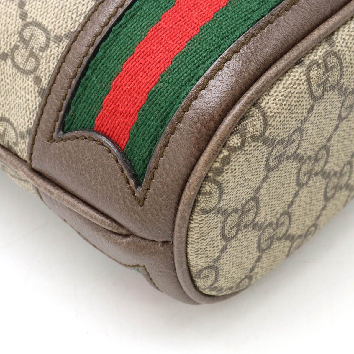 Gucci Gucci Gucci Ophidia GG Supreme Mini Bucket Bag 550620 Canvas Shoulder Bag 550620 in Very Good Condition Size ONE SIZE - 3 Thumbnail